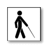 Visually impaired symbol