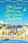 Book cover for Hot Cross Buns and the Little Cornish Shop by Jennifer Bibby