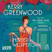Book cover for Murder in Williamstown by Kerry Greenwood