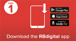 Step One - Download the RBdigital app