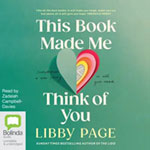 Book cover for This Book Made Me Think of You by Libby Page