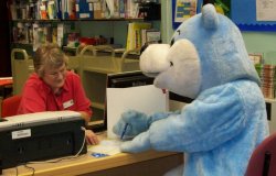 bookstart bear joins the library