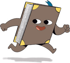 book on legs running