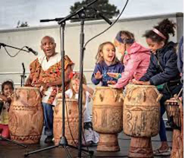 African drumming event
