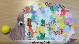 Hedgehog craft