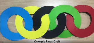 Olympic Rings craft