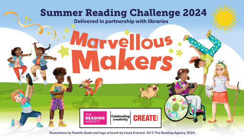 Summer Reading Challenge Marvellous Makers banner