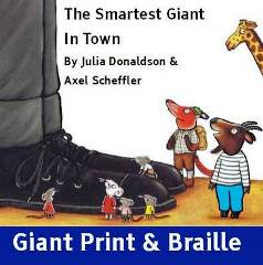 Book cover for Smartest Giant in Town by Julia Donaldson