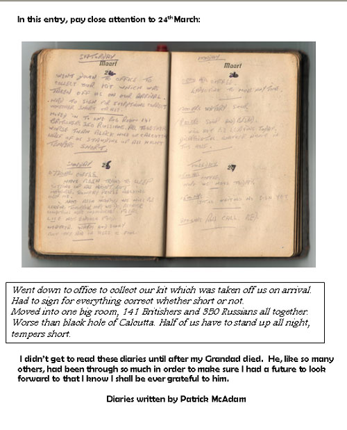 Diary of Katie's grandad