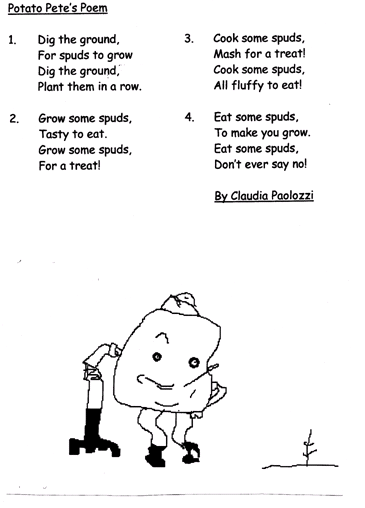 Potato Pete's Poem