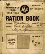 World War 2 Ration Book