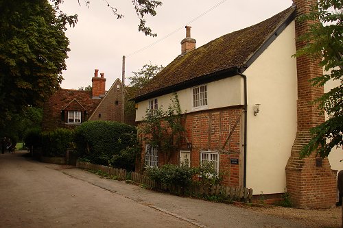 Old cottages in Church Road, Church End Barton-le-Clay