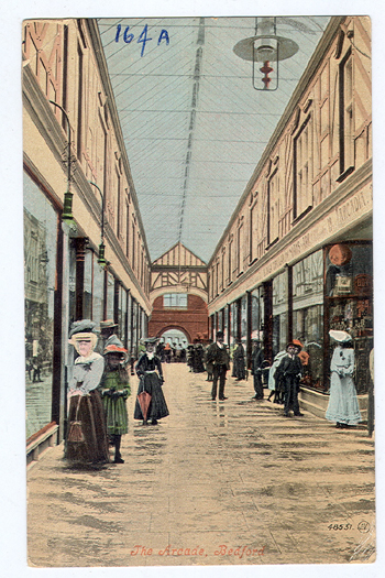 The Arcade - colour postcard
