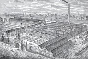 Britannia Iron Works 1891 print