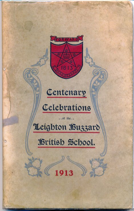 British School centenary souvenir programme cover