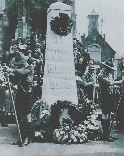 The Temporary Cenotaph, 1919