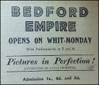 Empire Cinema Advertisement, Beds Mercury 24th May 1912