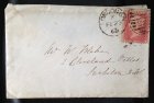 Enveloppe of letter from Annie to William Blake 1865