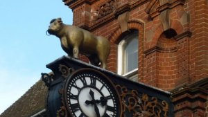 John Bull Clock, High Street, Bedford