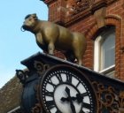 John Bull Clock 47 and 49 High Street Bedford