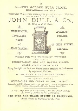 John Bull Advertisement, 1898