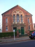Providence  Baptist Chapel, Rothsay Road. Copyright Elizabeth Mortimer