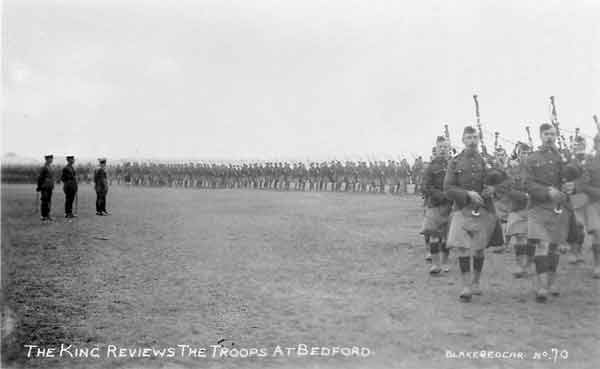 Kings inspection of troops 22nd October 1914