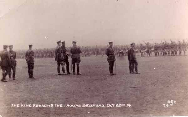 Kings inspection of troops 22nd October 1914
