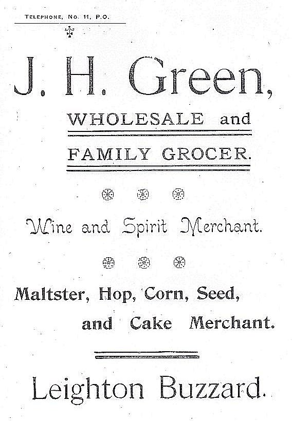 Shop advert 22 from 'Leighton Buzzard past and present', 1905