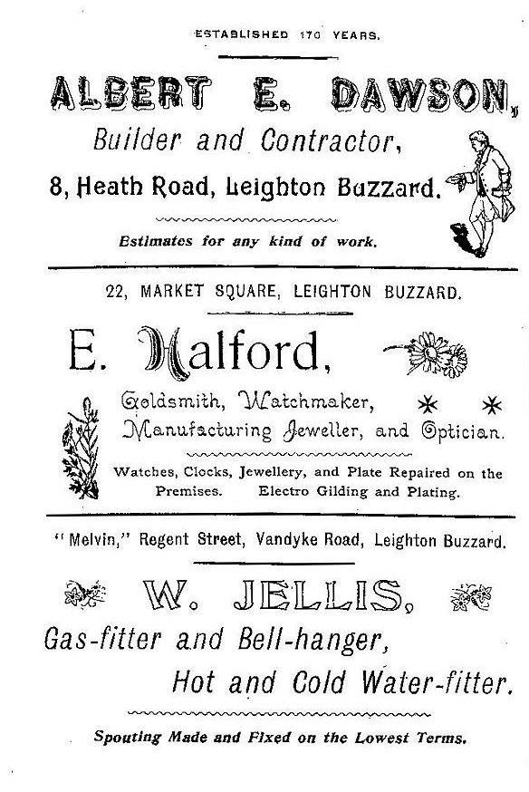 Shop advert 6 from 'Leighton Buzzard past and present', 1905