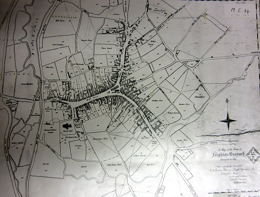 Image of 1819 map by Bevan