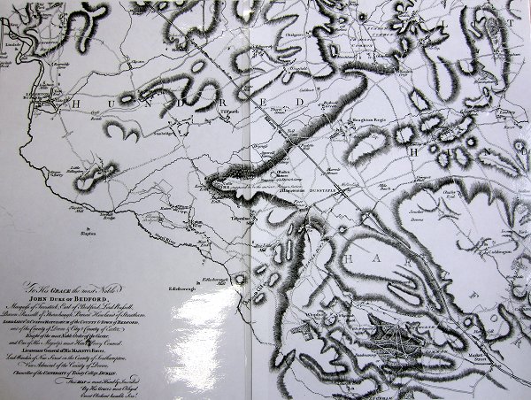 section ofThomas Jeffrey's map of 1765