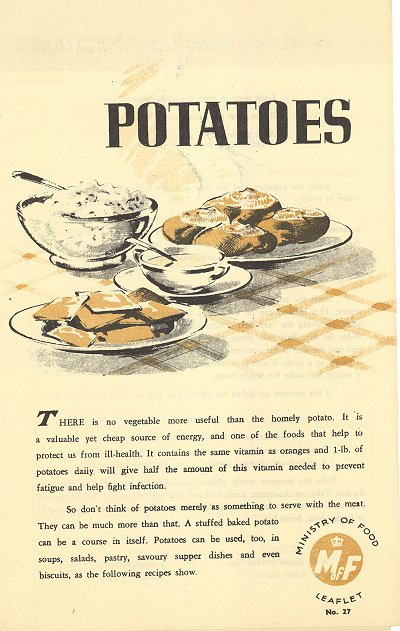 Ministry of Food Leaflet No. 27 - Potatoes