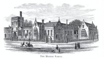 Bedford Modern School 1891 print