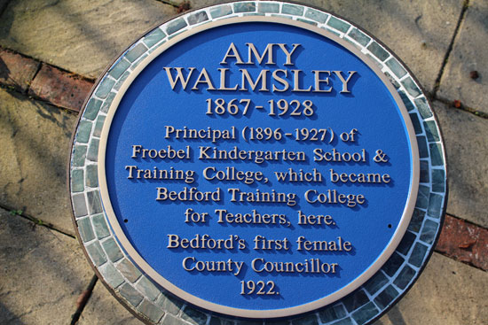 Amy Walmsley Commemorative Plaque