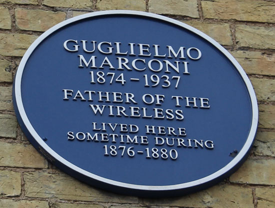 Guglielmo Marconi Commemorative Plaque