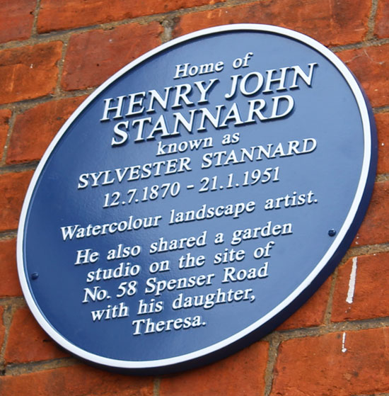 Henry John Sylvester Stannard Commemorative Plaque