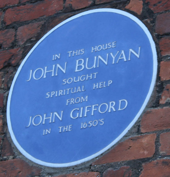 John Bunyan Commemorative Plaque - St John's Street