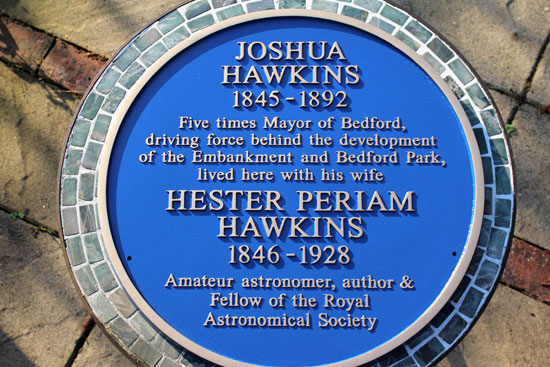 Hester Periam Hawkins Commemorative Plaque