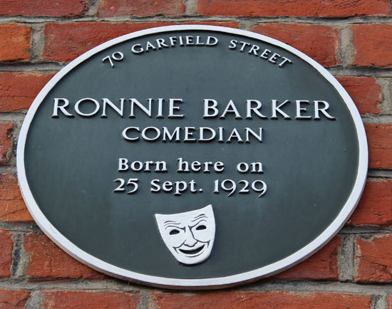 Ronnie Barker Commemorative Plaque