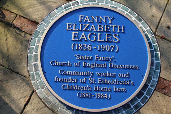 Sister Fanny Elizabeth Eagles Commemorative Plaque
