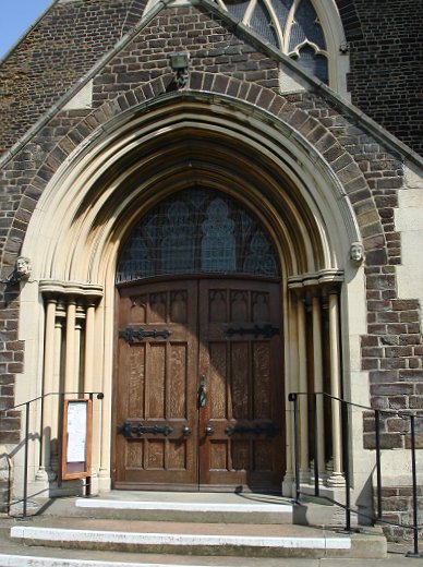 St Barnabas Church door