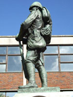 Side view of the South African (Boer) War Memorial
