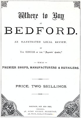 Where to Buy at Bedford, 1891
