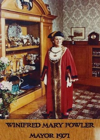 Mayor Winifred Fowler in 1971