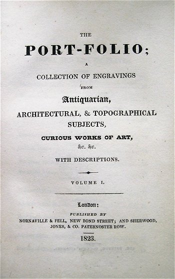 The portfolio, title page