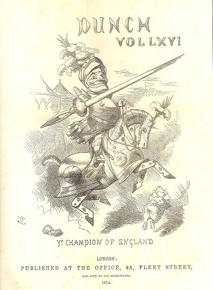 Punch, Volume LXVI 1874, Title Page