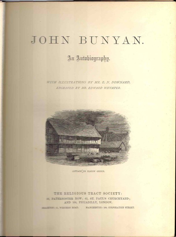 John Bunyan, an autobiography