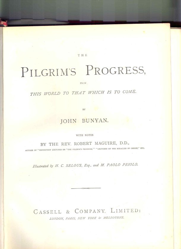 The pilgrim's progress, c. 1930 edition