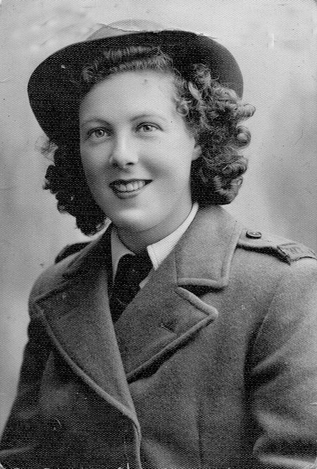 Beatrice Mary Crane in Land Army Uniform